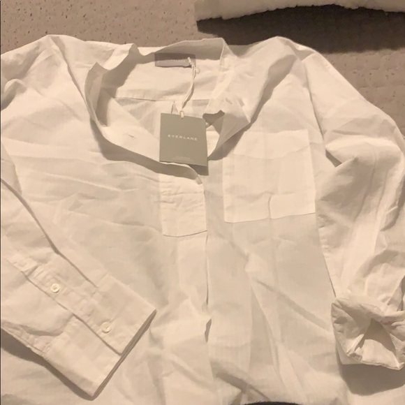 Everlane Tops - White button up shirt